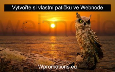 Jak si vytvořit vlastní patičku ve Webnode?