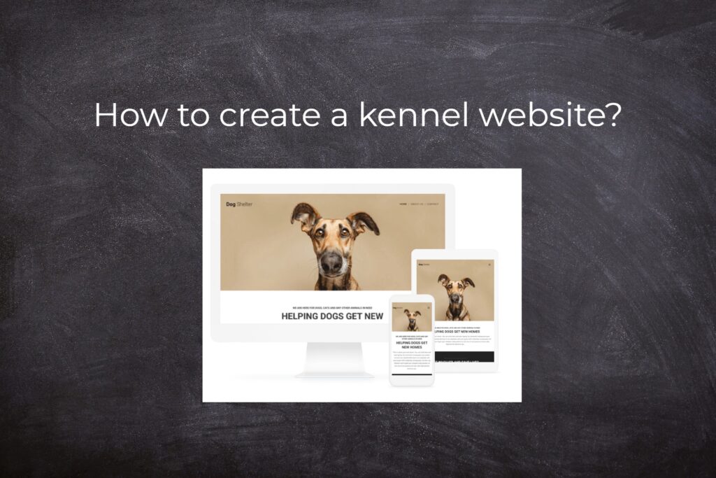 How to create a kennel website?