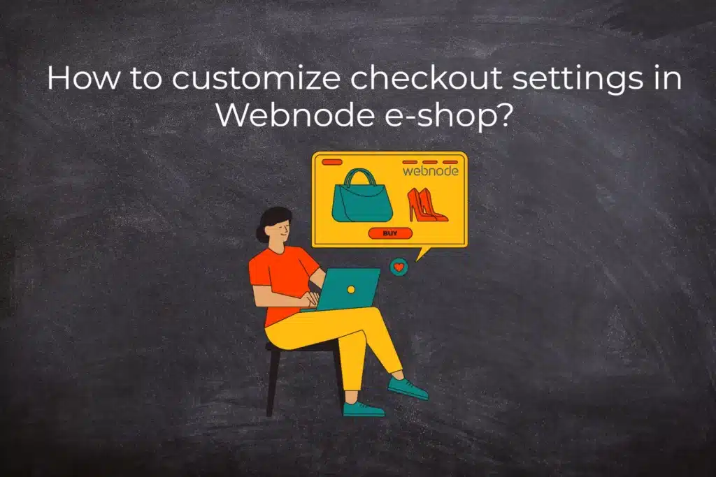 How to customize checkout settings in Webnode e-shop