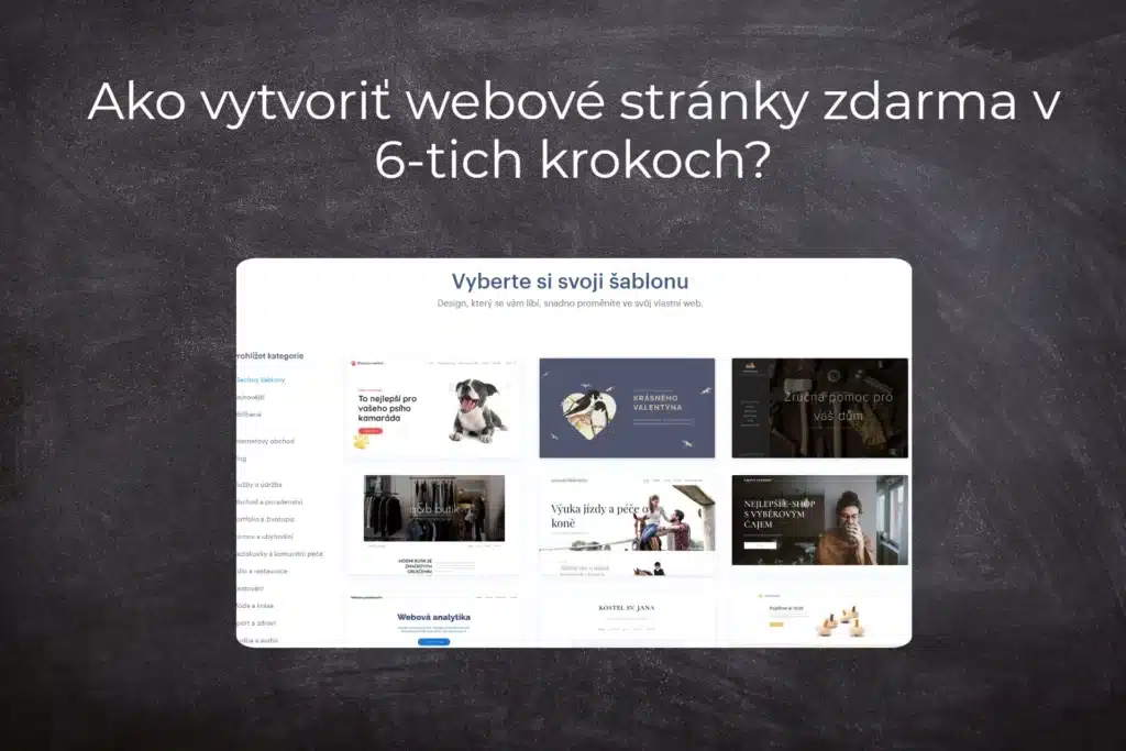 Ako vytvorit webové stránky zdarma v 6 krokoch