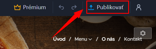 Ako vytvoriť webové stránky zdarma - 6. krok - Publikuj