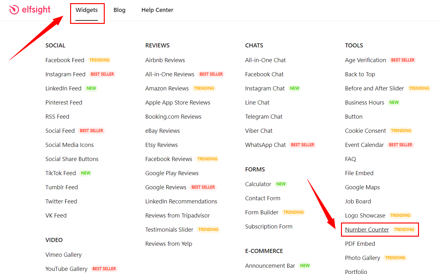 Elfsight - Widgets - Number Counter 