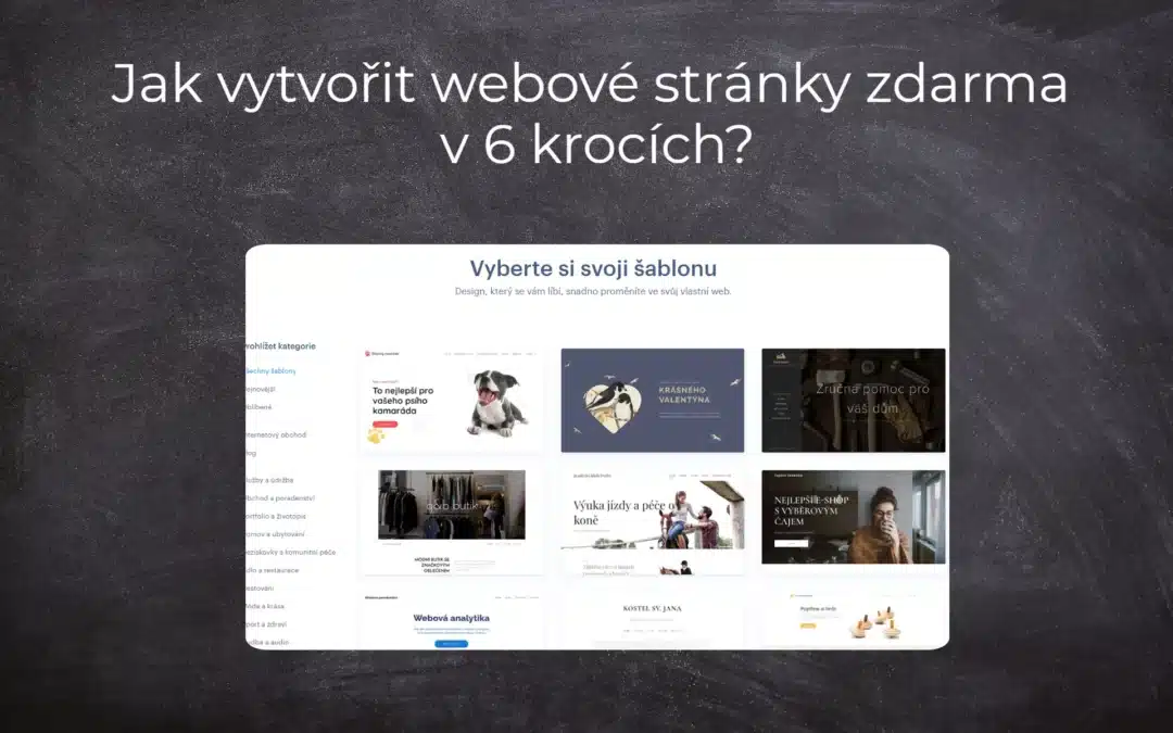 Jak vytvořit webové stránky zdarma v 6 krocích